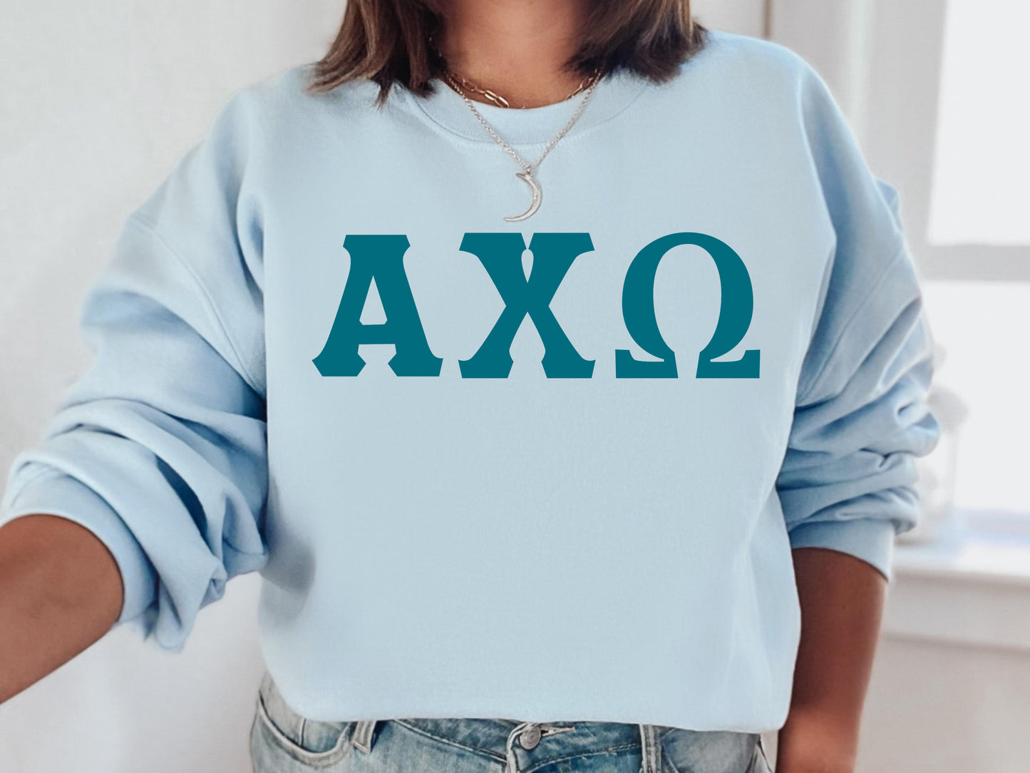 Alpha Chi Omega Back to the Basics Sorority Sweatshirt _ 622g