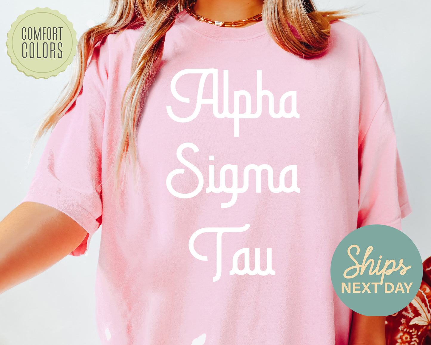 Alpha Sigma Tau All About That Pop Comfort Colors Sorority T-shirt _ 2688g