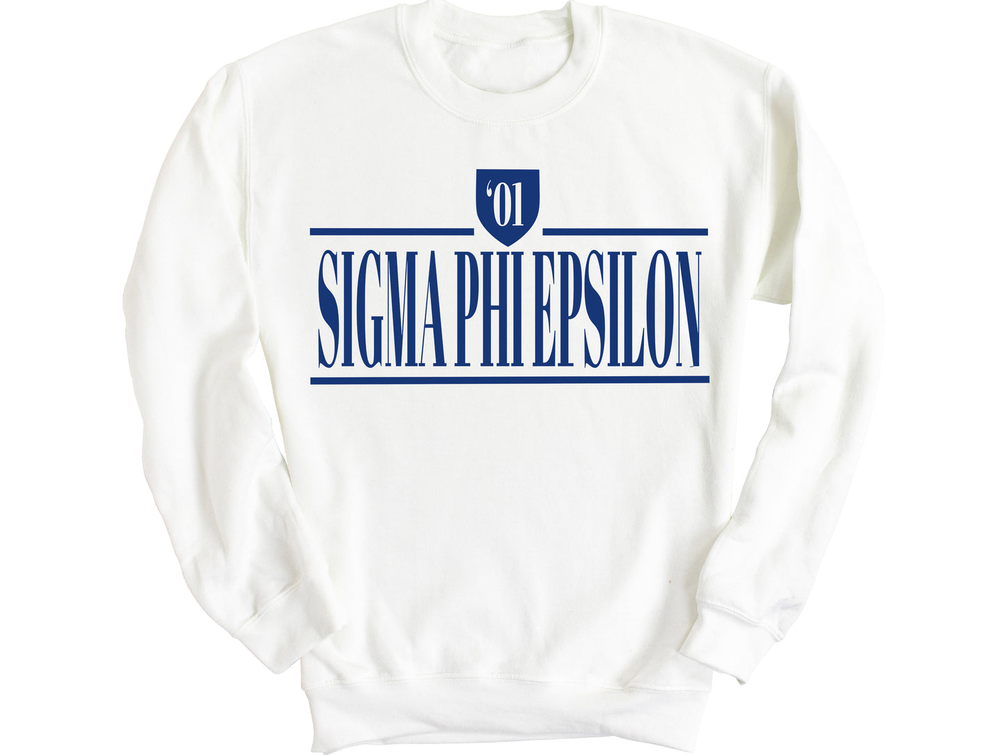 Sigma Phi Epsilon Shield Fraternity Sweatshirt _ 1207g