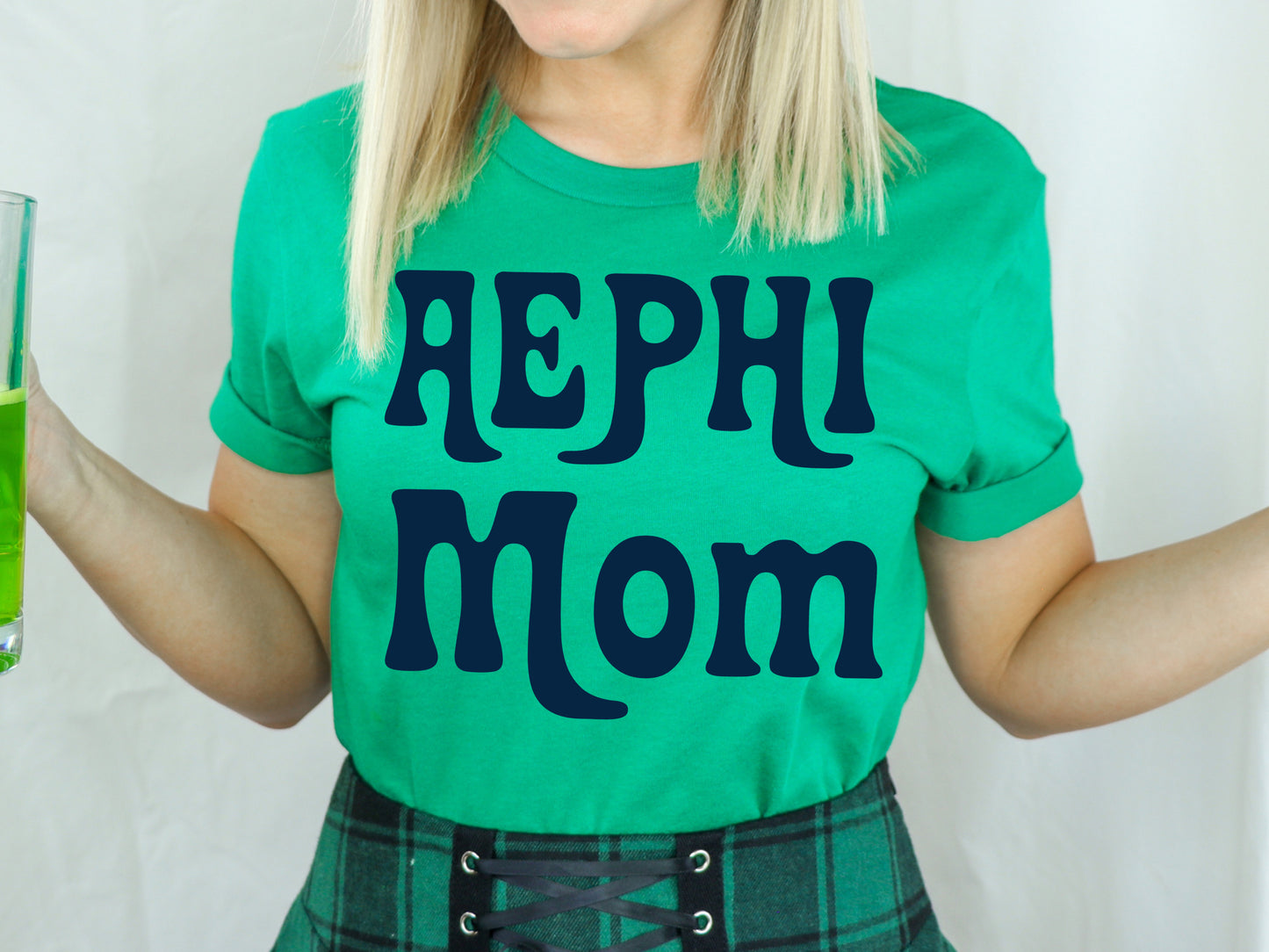 Alpha Epsilon Phi Got it from my Mom Sorority T-shirt _ 3073g