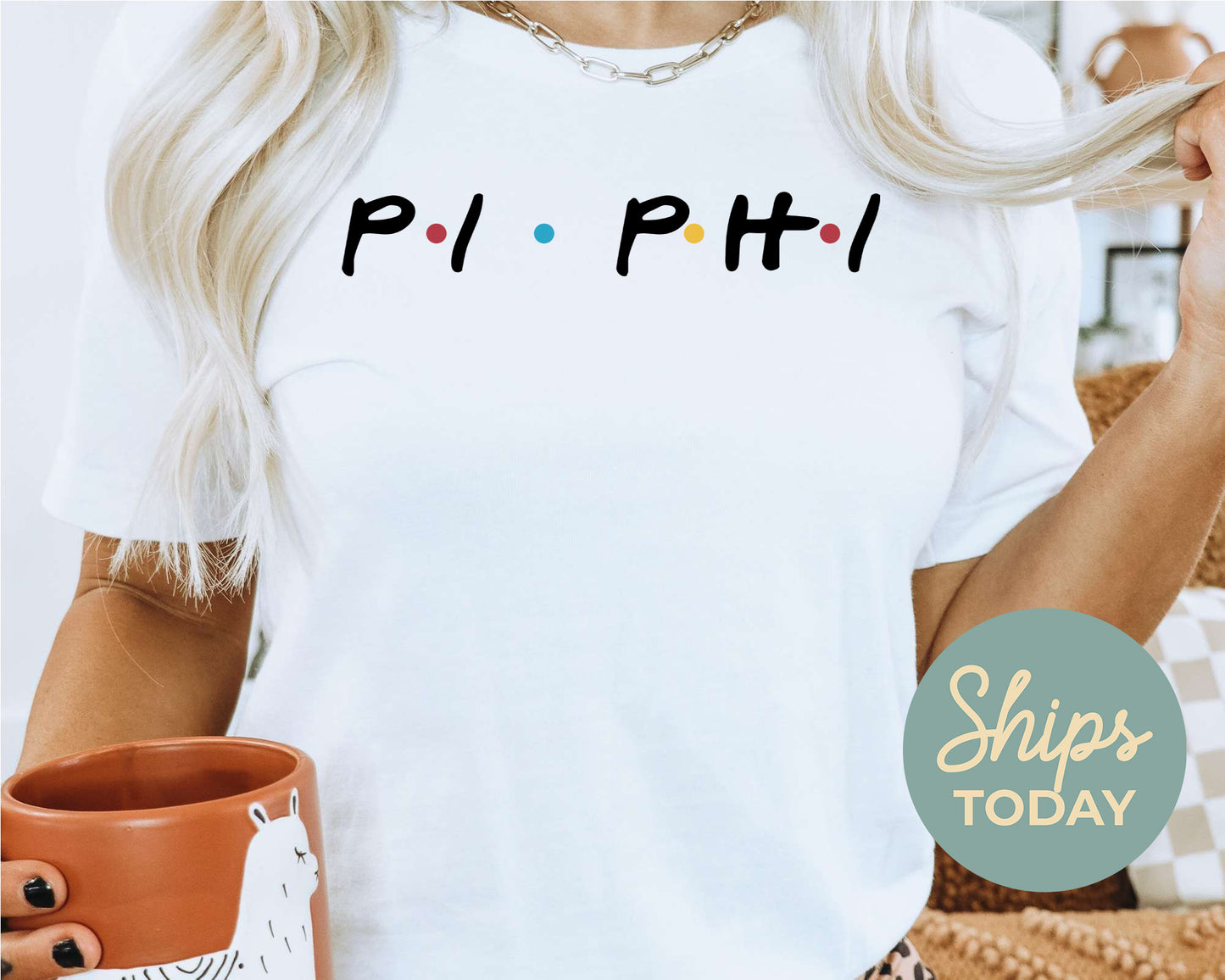 Pi Beta Phi Friends Frenzy Sorority T-shirt _ 30666g