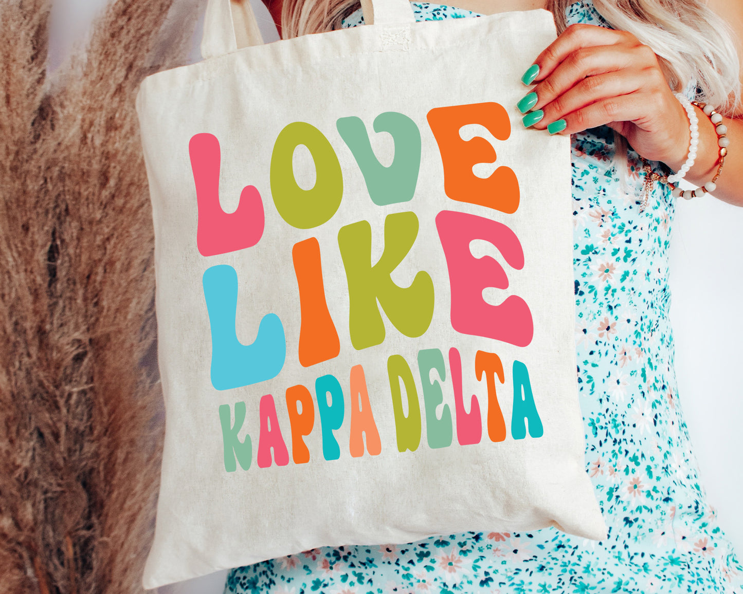 Kappa Delta Love Like Sorority Tote Bag _ 34350g