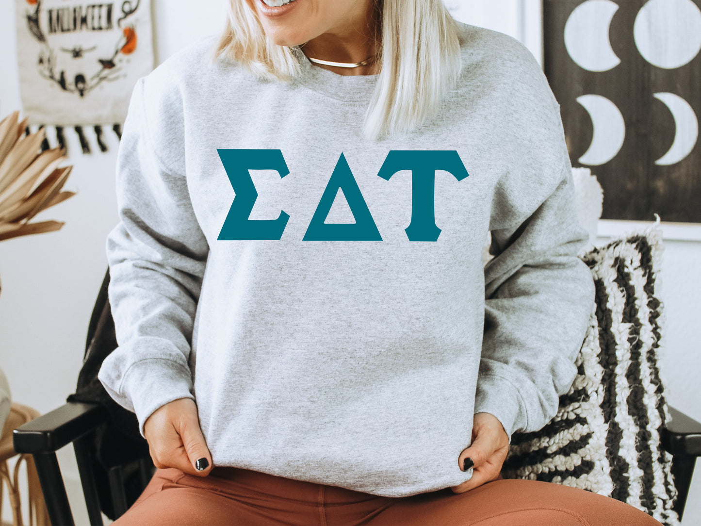 Sigma Delta Tau Back to the Basics Sorority Sweatshirt _ 643g