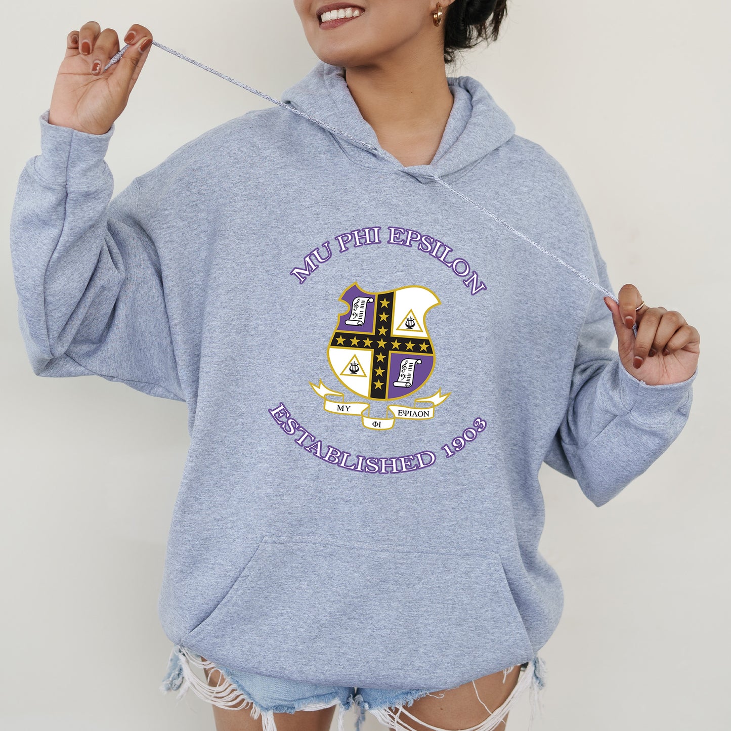 Mu Phi Epsilon Iconic Insignia COED Hoodie _ 35671g