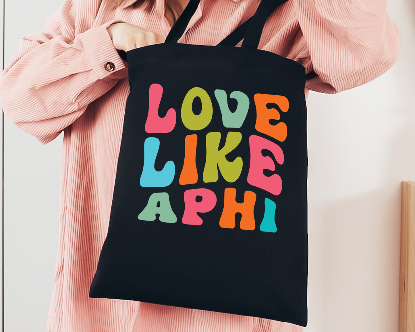 Alpha Phi Love Like Sorority Tote Bag _ 34339g
