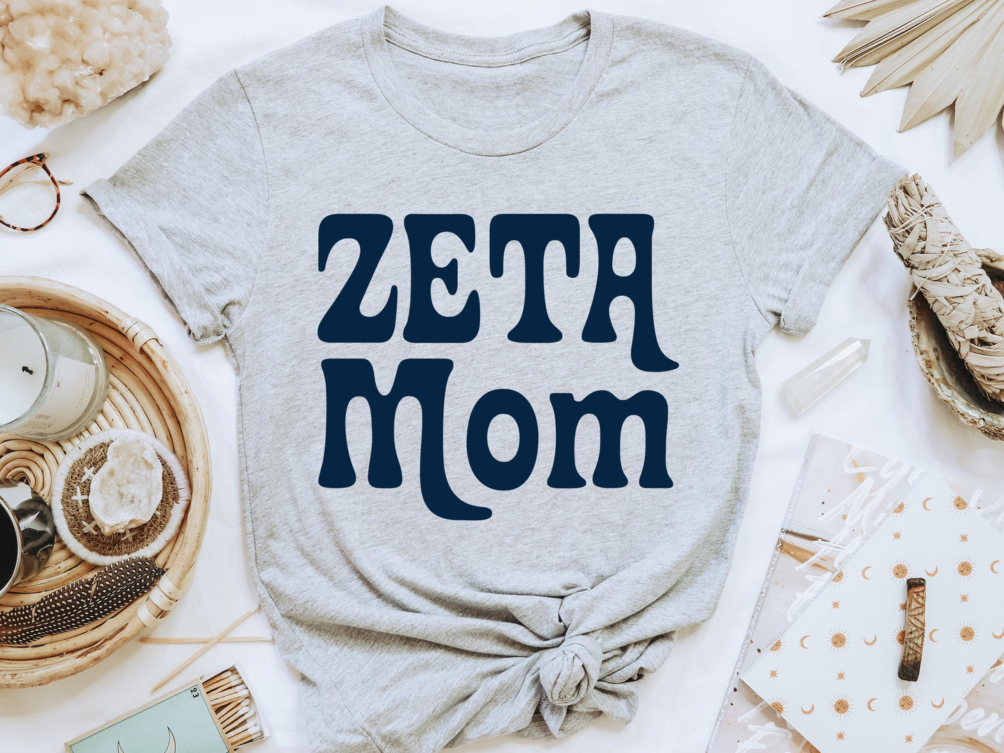 Zeta Tau Alpha Got it from my Mom Sorority T-shirt _ 3096g