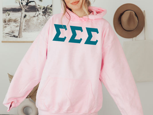 Sigma Sigma Sigma Back to the Basics Sorority Hoodie _ 645g
