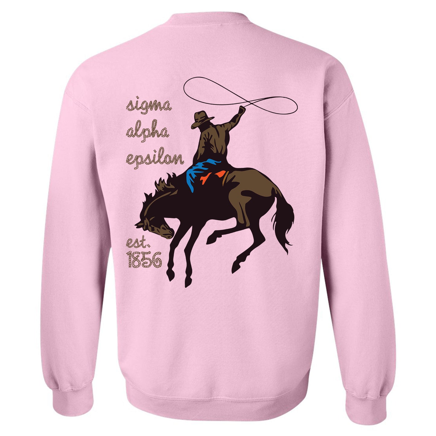 Sigma Alpha Epsilon Cowboy Fraternity Sweatshirt _ 31200g