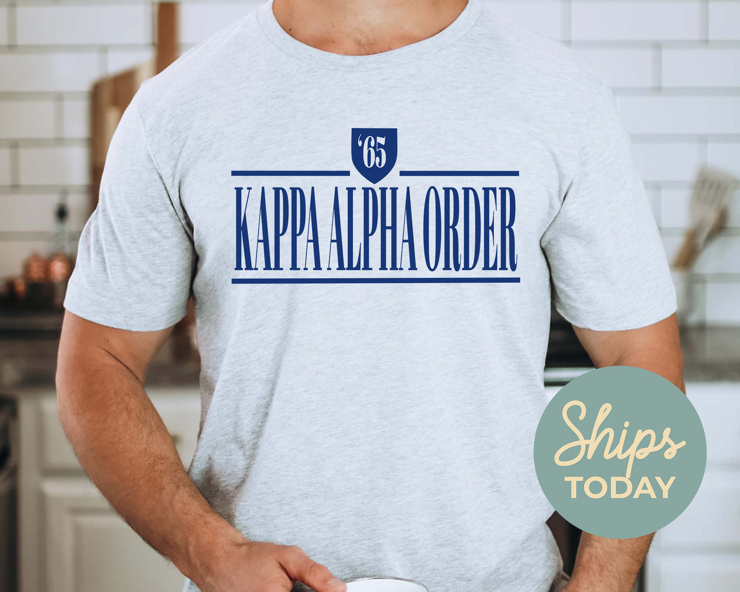 Kappa Alpha Order Shield Fraternity T-shirt _ 1194g