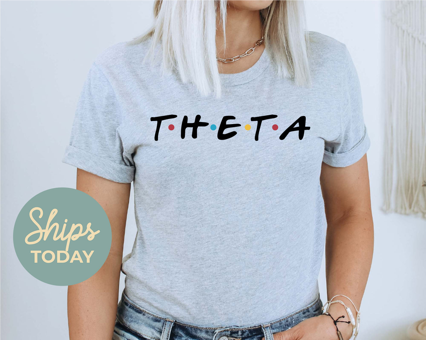Kappa Alpha Theta Friends Frenzy Sorority T-shirt _ 30661g