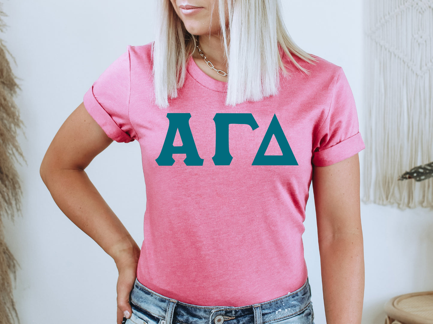 Alpha Gamma Delta Back to the Basics  Sorority T-shirt _ 625g