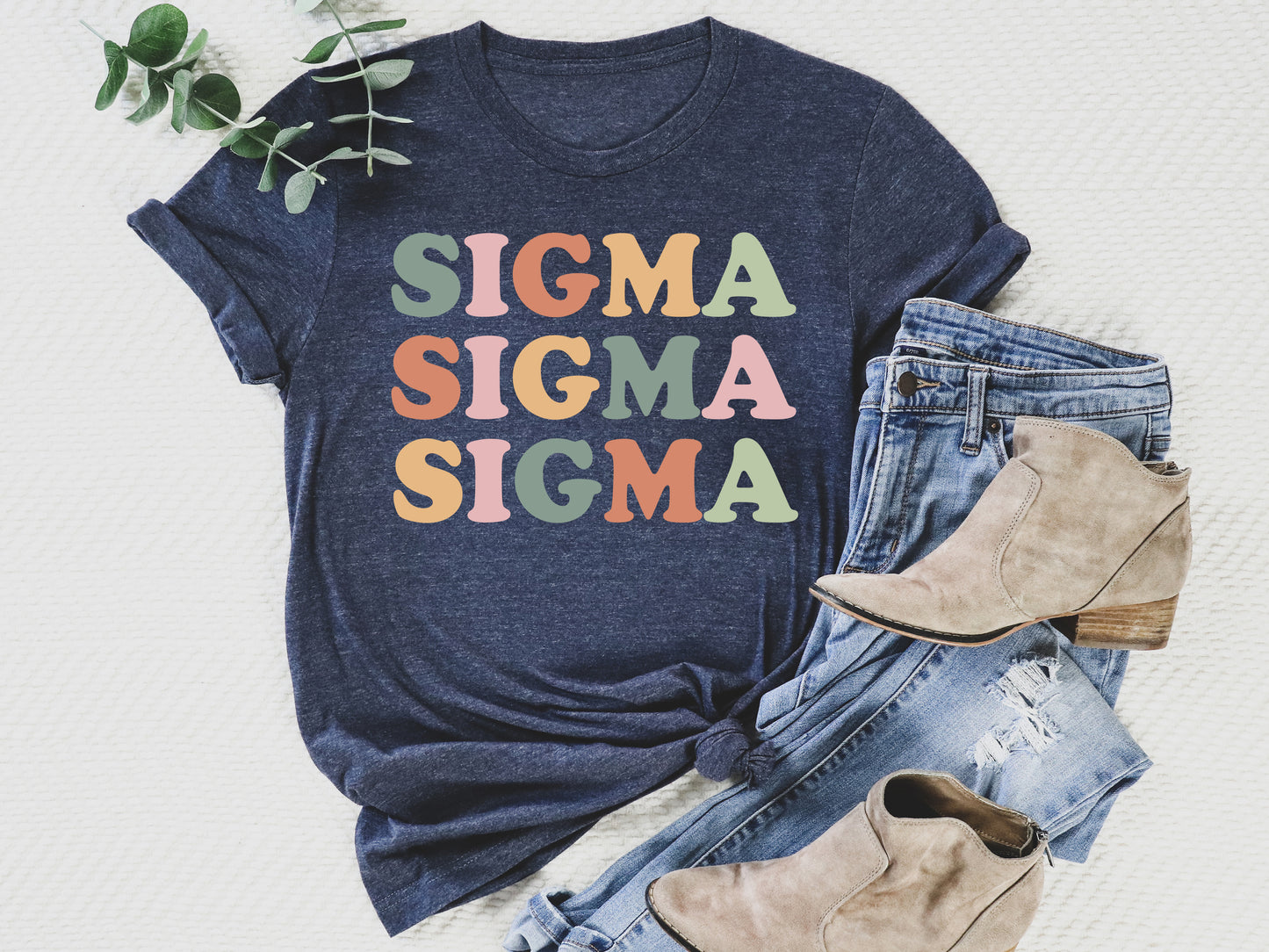 Sigma Sigma Sigma Bright and Proud Sorority T-shirt _ 437g