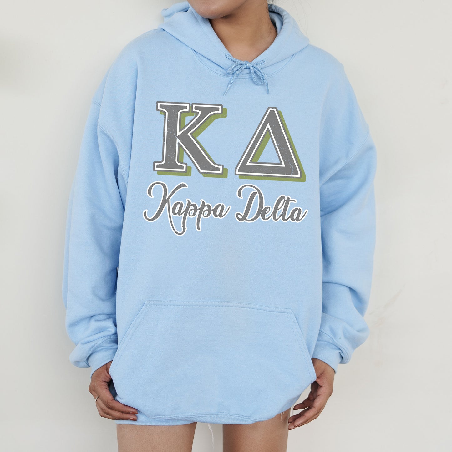Kappa Alpha Theta Greek Colors Sorority Hoodie _ 36084g