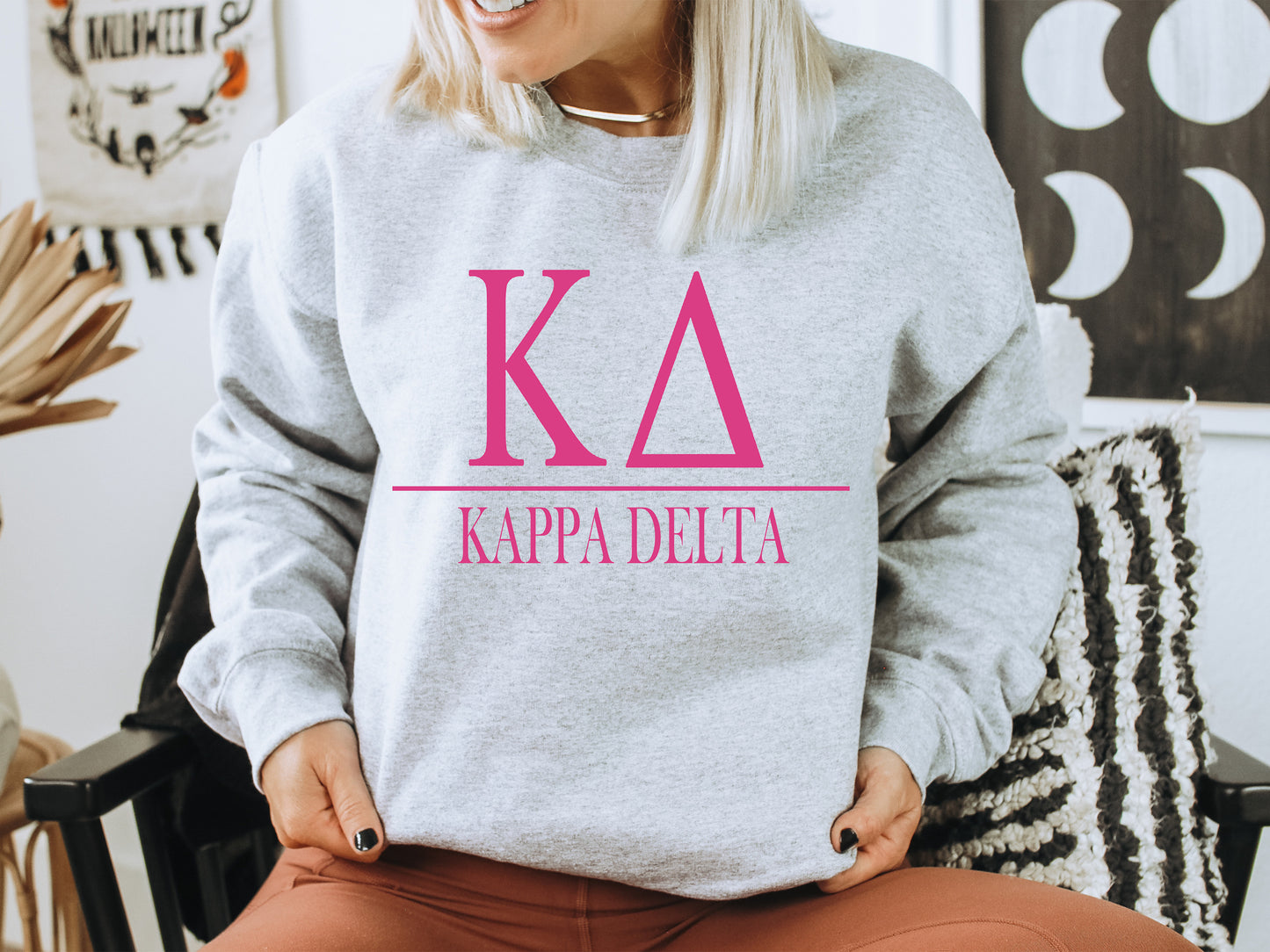 Kappa Delta Loud Letters Sorority Sweatshirt _ 482g