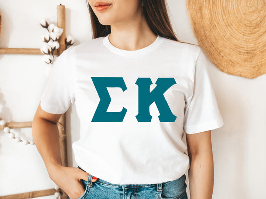 Sigma Kappa Back to the Basics Sorority T-shirt _ 644g