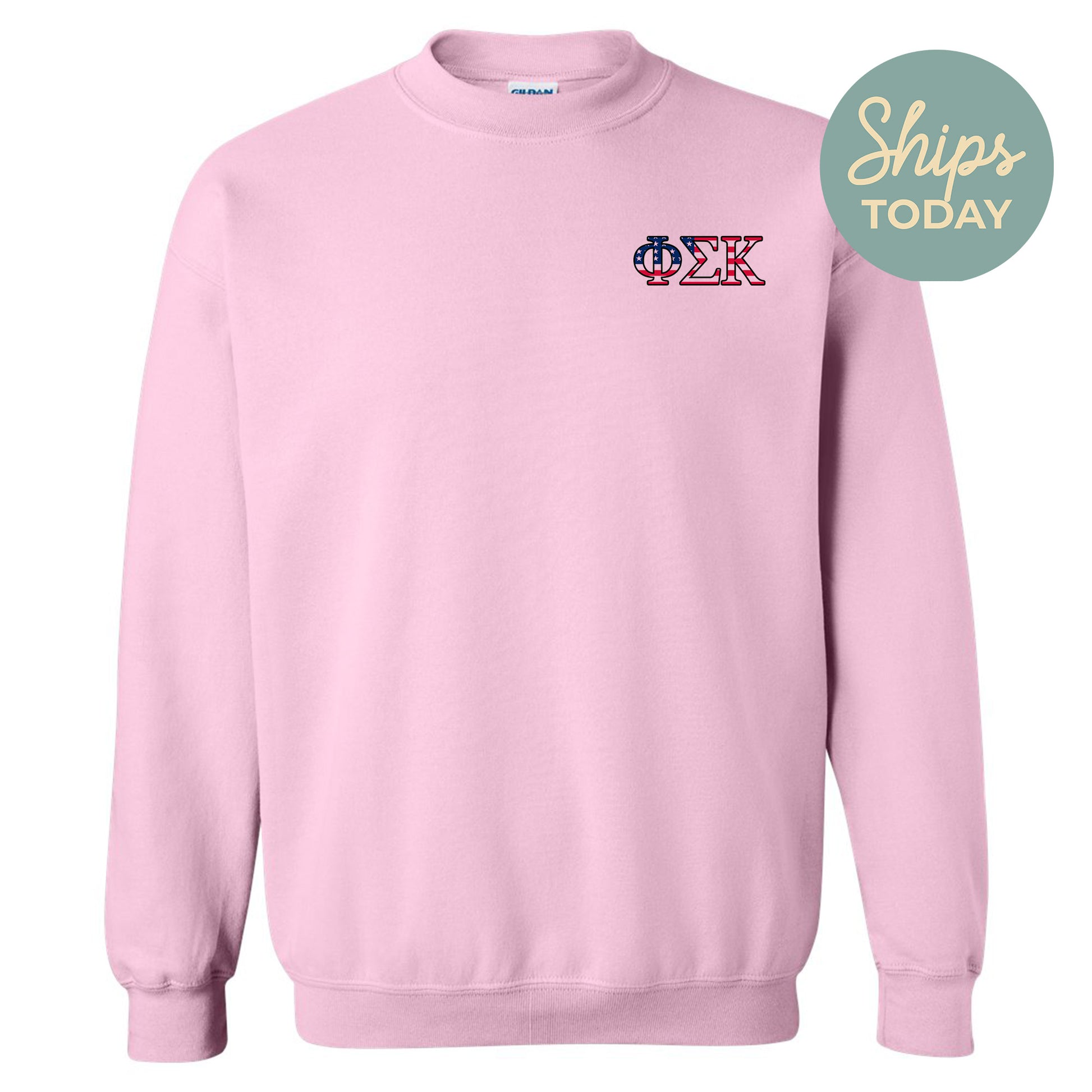 a pink sweatshirt with the words shop today on it