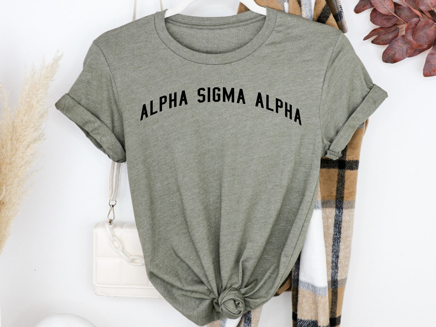 Alpha Sigma Alpha Just Bold Sorority T-shirt _ 2375g