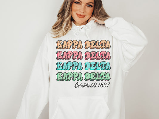 Kappa Delta Lucy Sorority Hoodie _ 274g