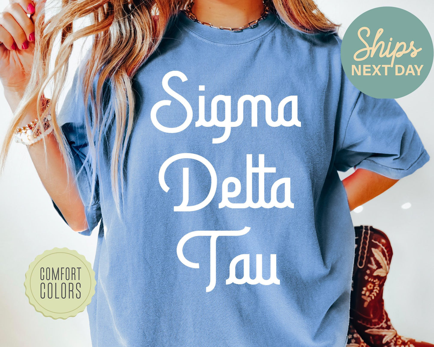 Sigma Delta Tau All About That Pop Comfort Colors Sorority T-shirt _ 2702g