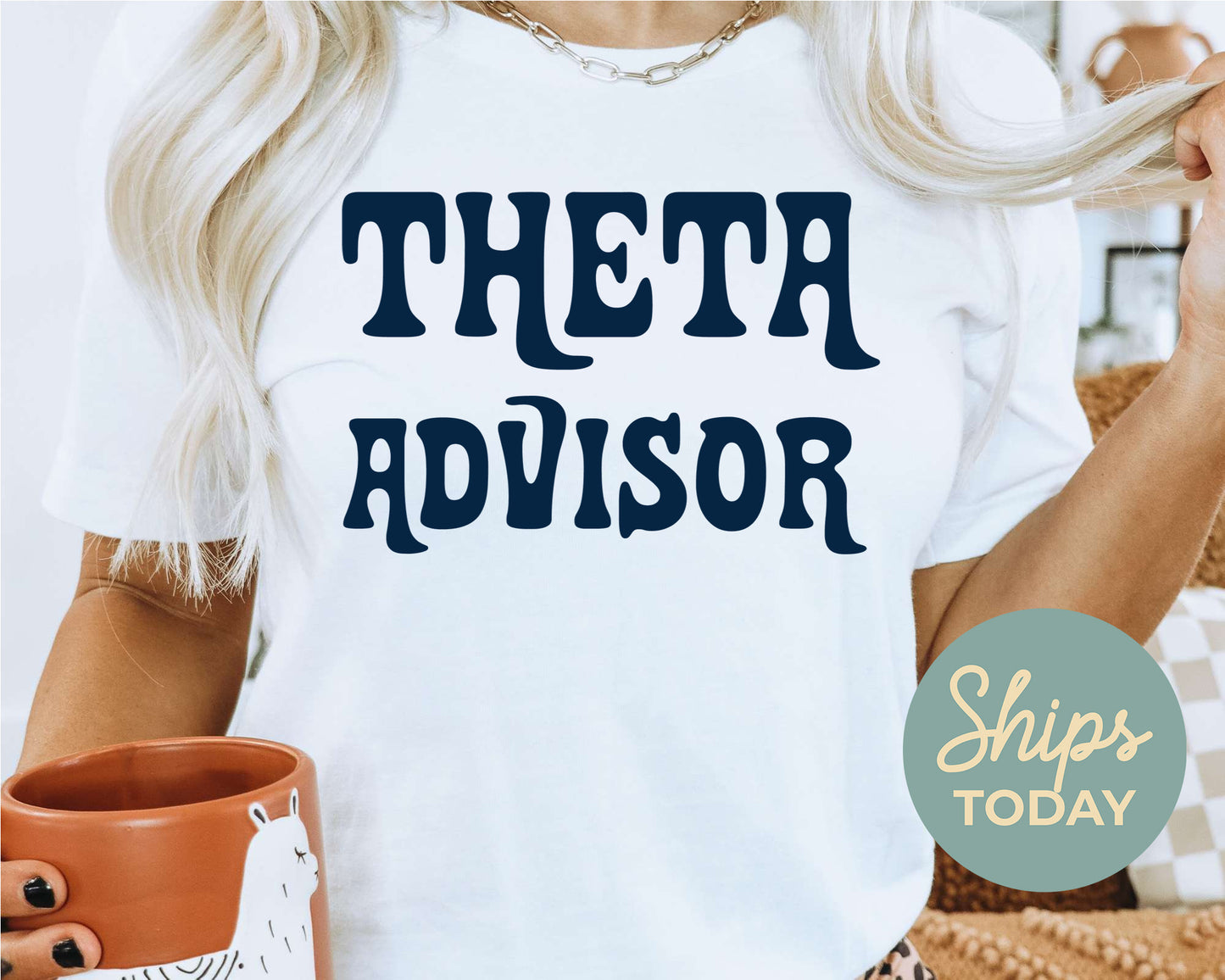 Kappa Alpha Theta Best Advisor Sorority T-shirt _ 3112g