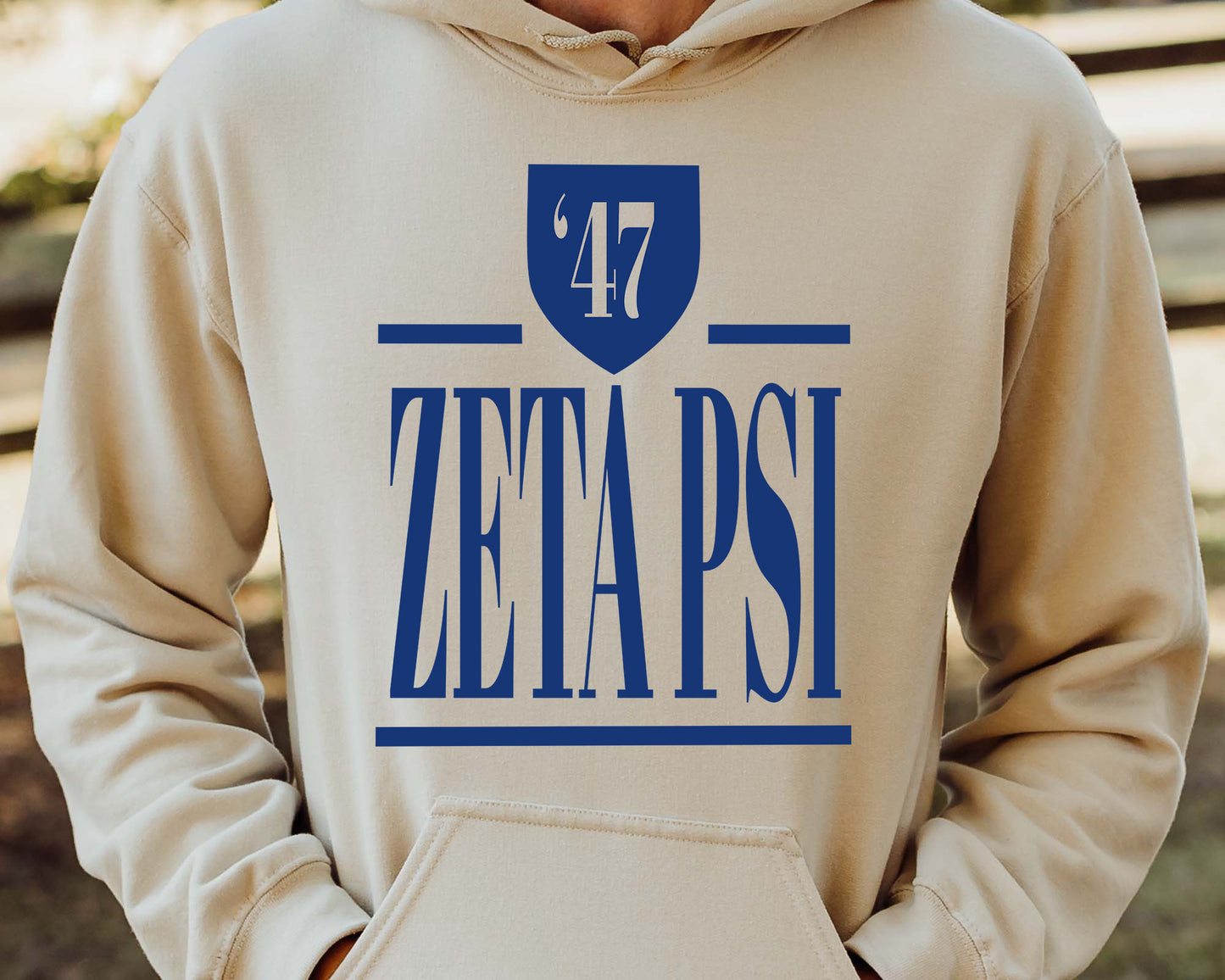 Zeta Psi Shield Fraternity Hoodie _ 1213g