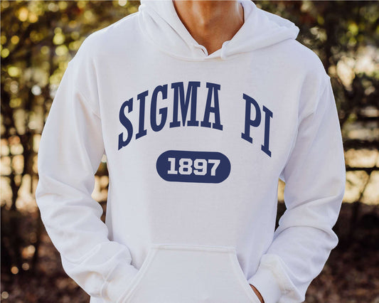 Sigma Pi Fraternal Arch Fraternity Hoodie _ 933g