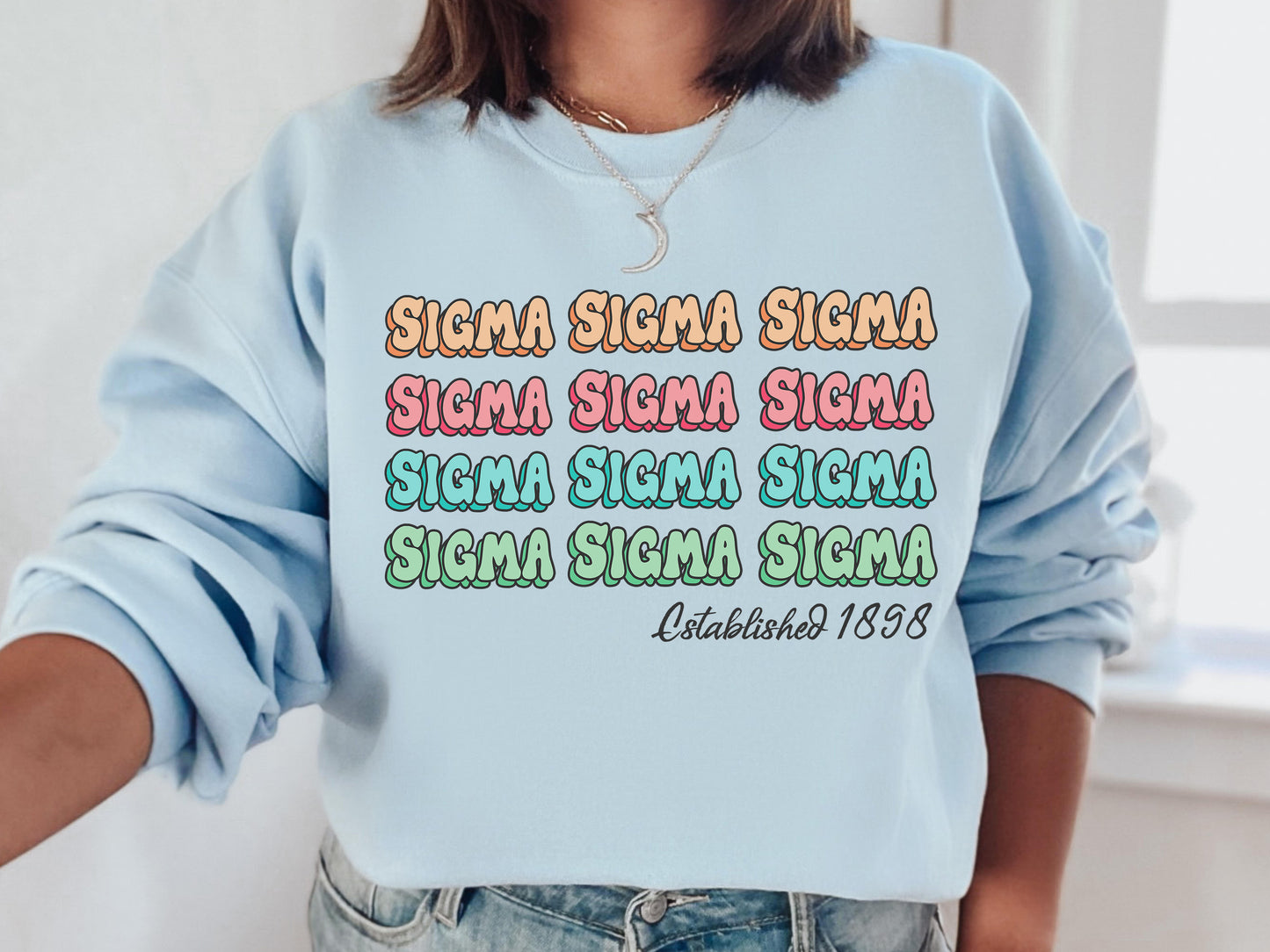 Sigma Sigma Sigma Lucy Sorority Sweatshirt _ 281g