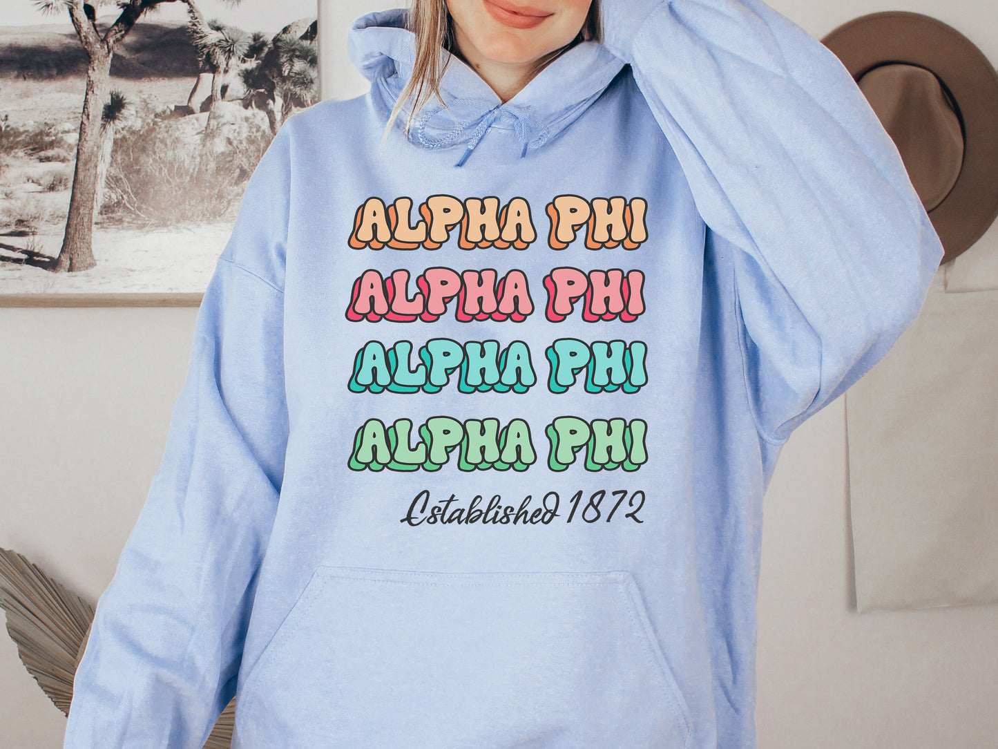Alpha Phi Lucy Sorority Hoodie _ 263g
