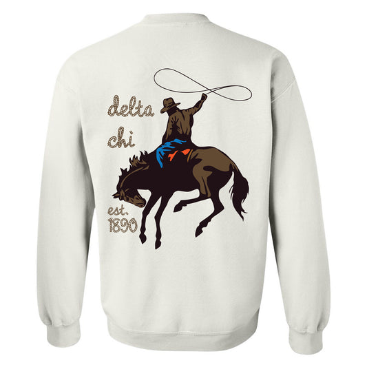 Delta Chi Cowboy Fraternity Sweatshirt _ 31186g