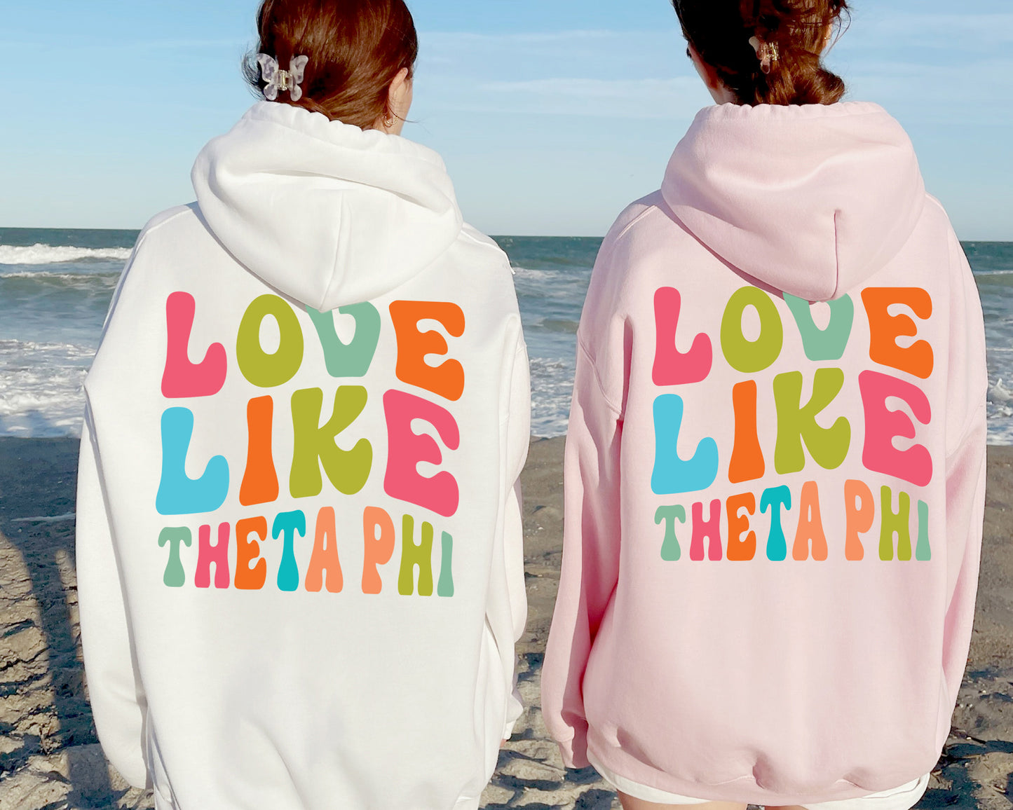 Theta Phi Alpha Blissful and Vibrant Sorority Hoodie _ 33178g