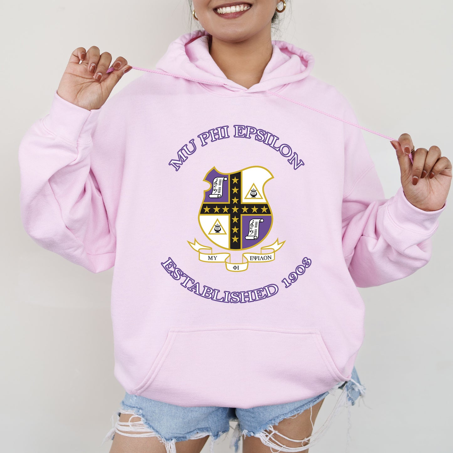 Mu Phi Epsilon Iconic Insignia COED Hoodie _ 35671g