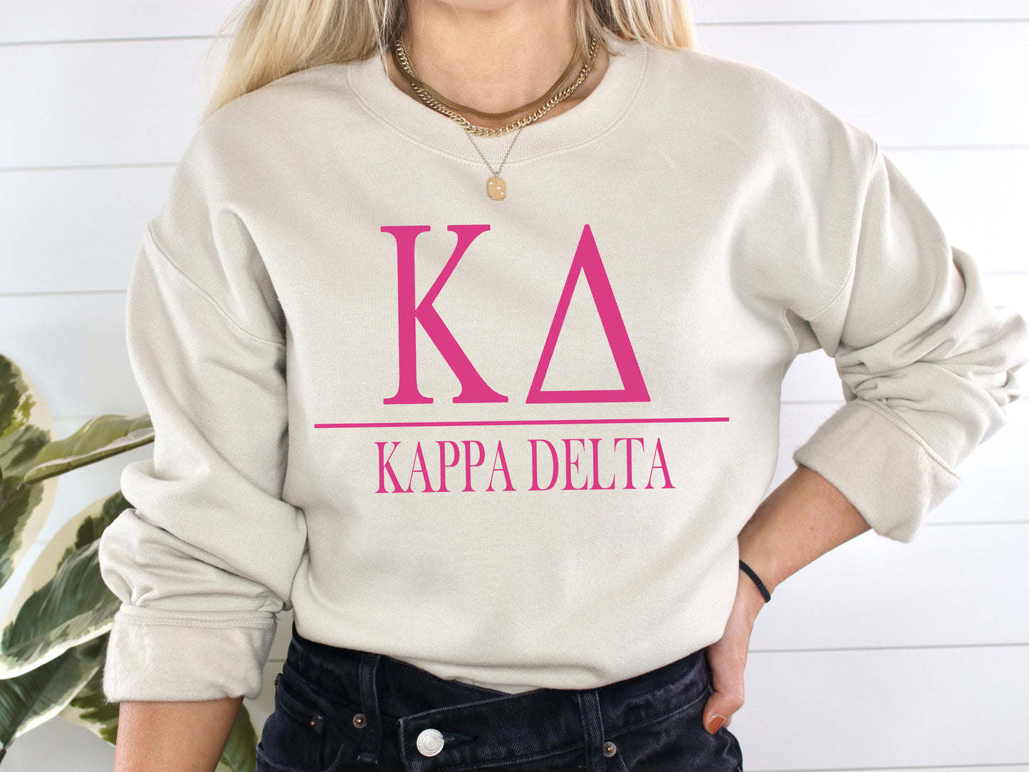 Kappa Delta Loud Letters Sorority Sweatshirt _ 482g