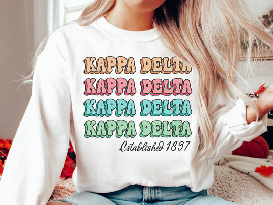 Kappa Delta Lucy Sorority Sweatshirt _ 274g