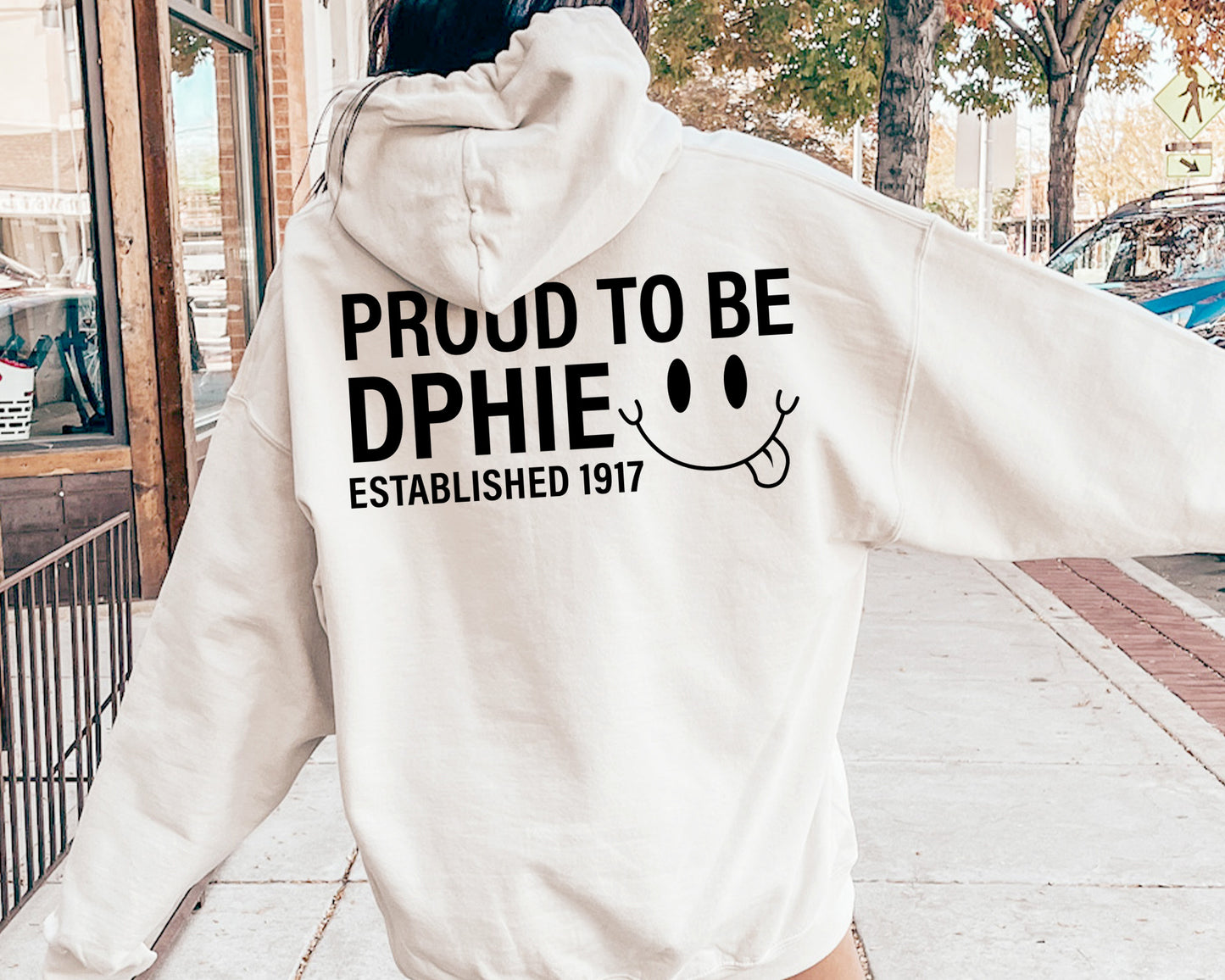 Delta Phi Epsilon Proud to Be Sorority Hoodie _ 33140g