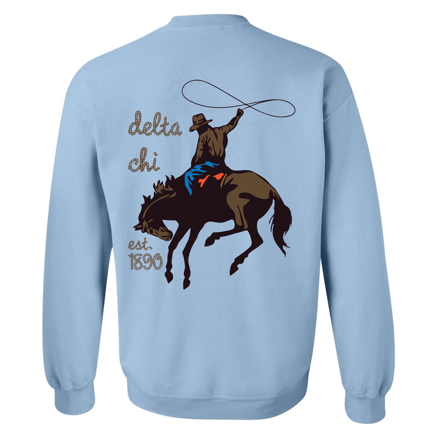 Delta Chi Cowboy Fraternity Sweatshirt _ 31186g