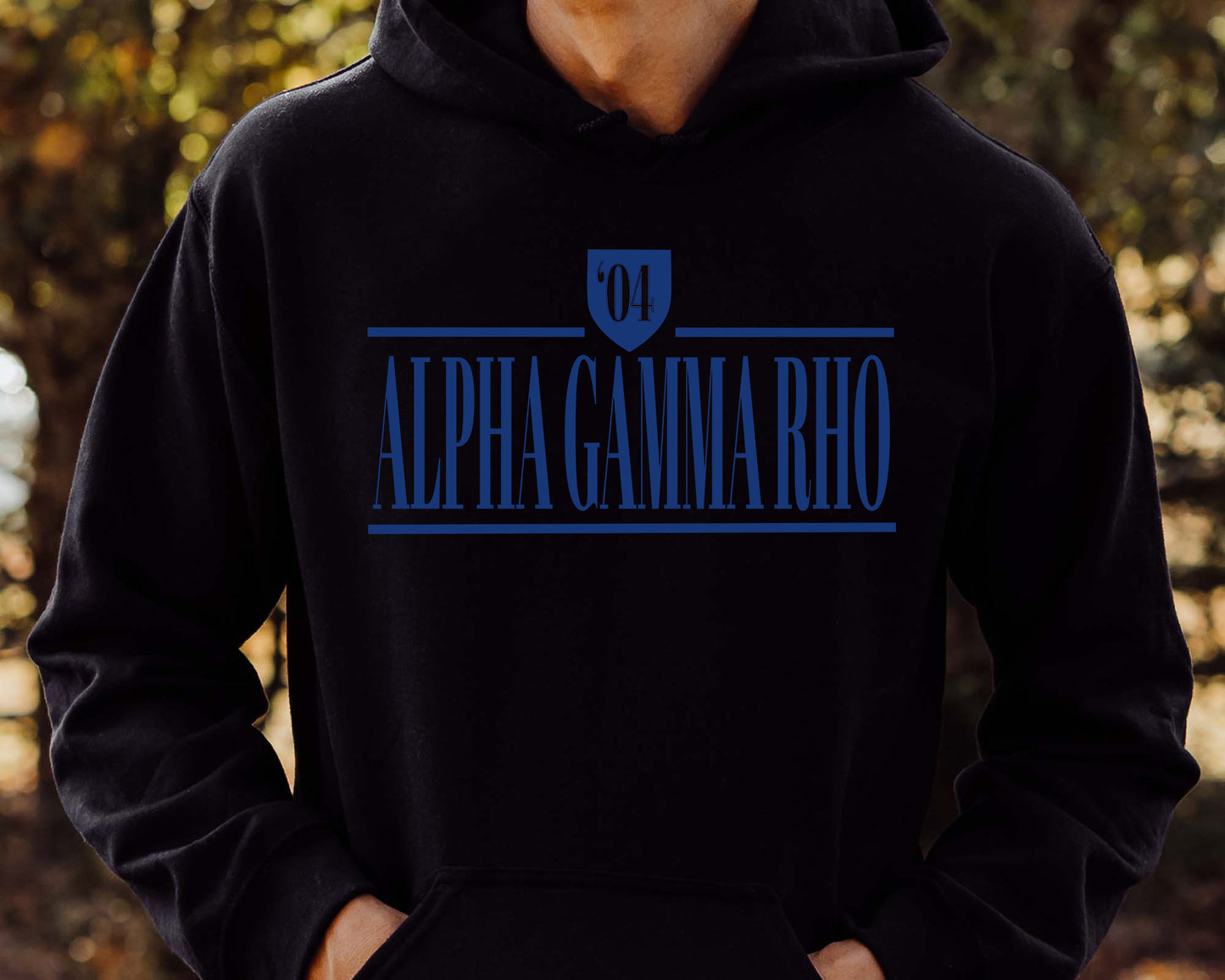 Alpha Gamma Rho Shield Fraternity Hoodie _ 1184g