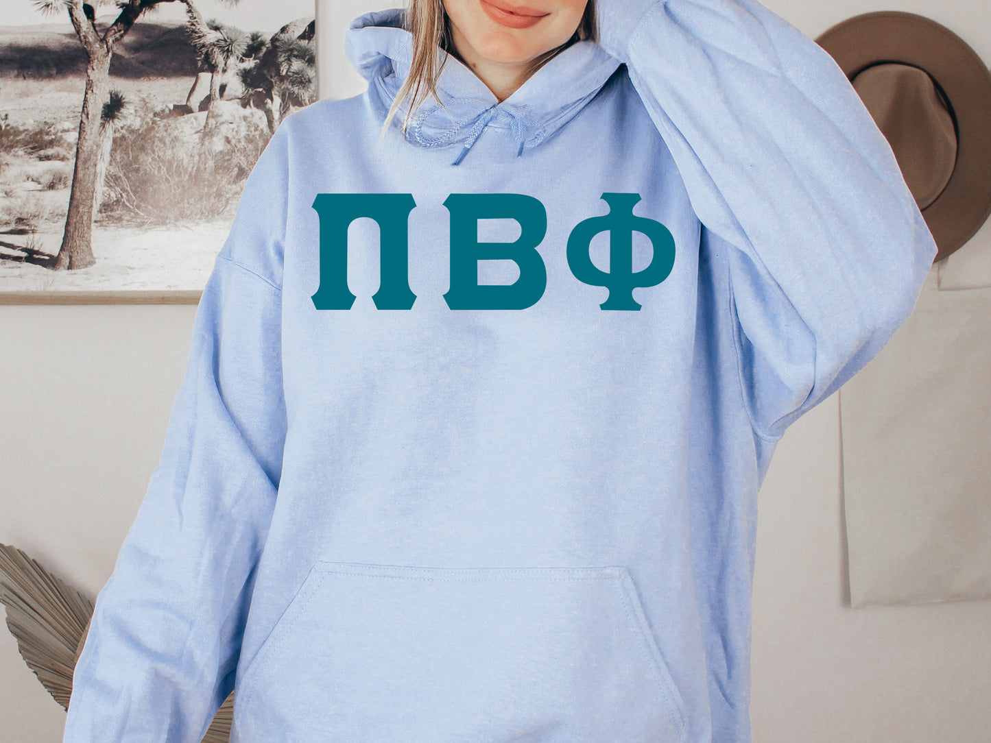 Pi Beta Phi Back to the Basics Sorority Hoodie _ 342g