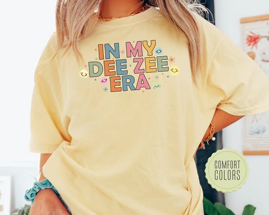 Delta Zeta Sorority Era Comfort Colors Sorority T-shirt _ 35450g