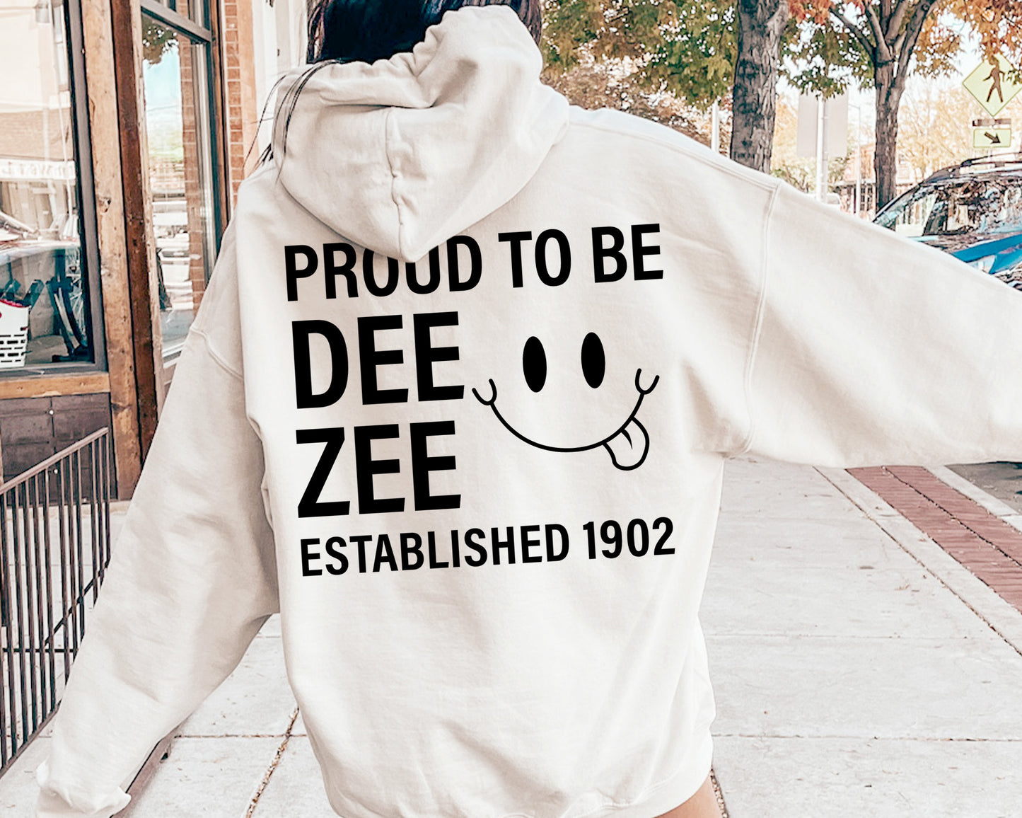 Delta Zeta Proud to Be Sorority Hoodie _ 33141g
