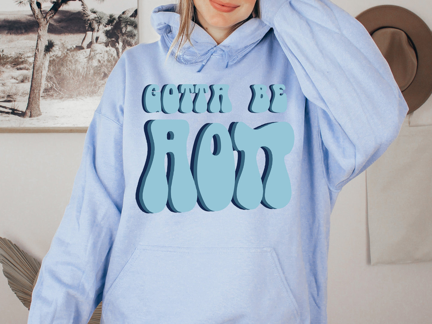 Alpha Omicron Pi They've Gotta Be Sorority Hoodie _ 340g