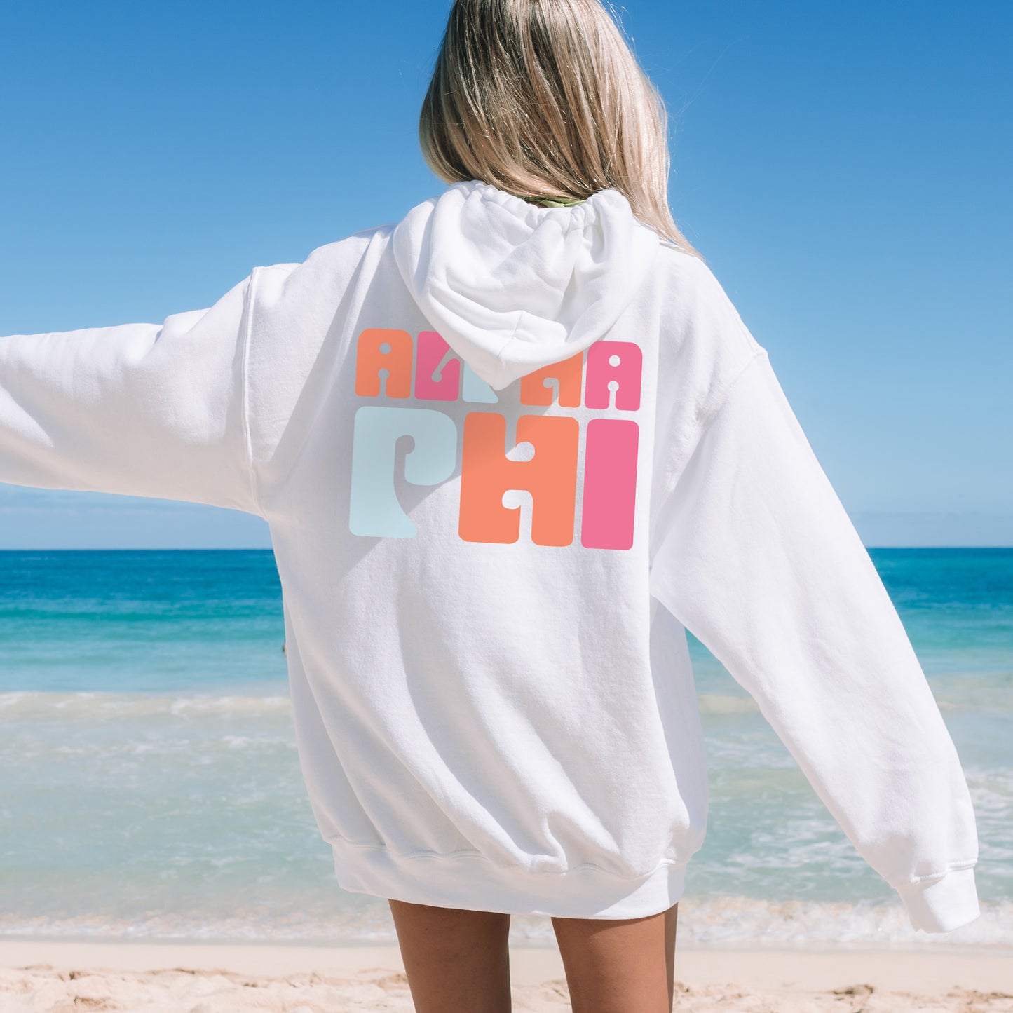 Alpha Phi Vibrant Verve Sorority Hoodie _ 32606g