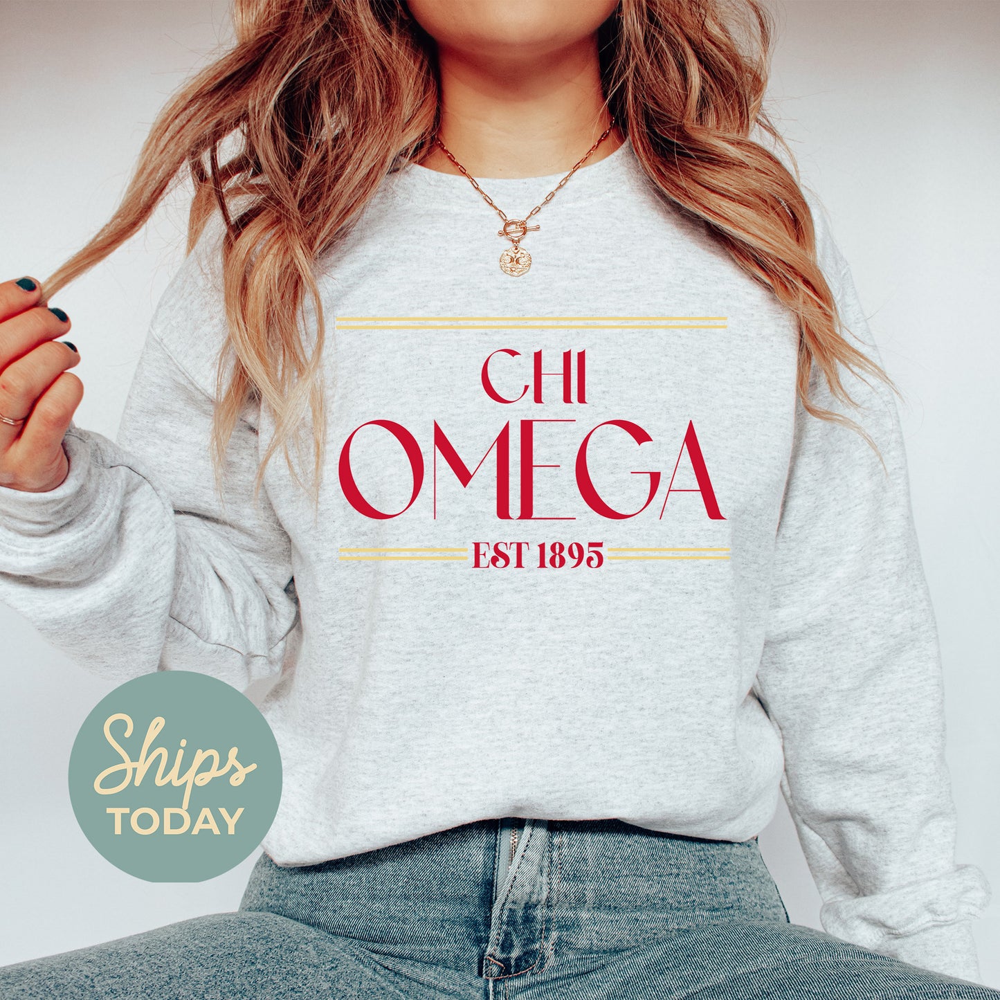 Chi Omega Greek Harmony Sorority Sweatshirt _ 34973g