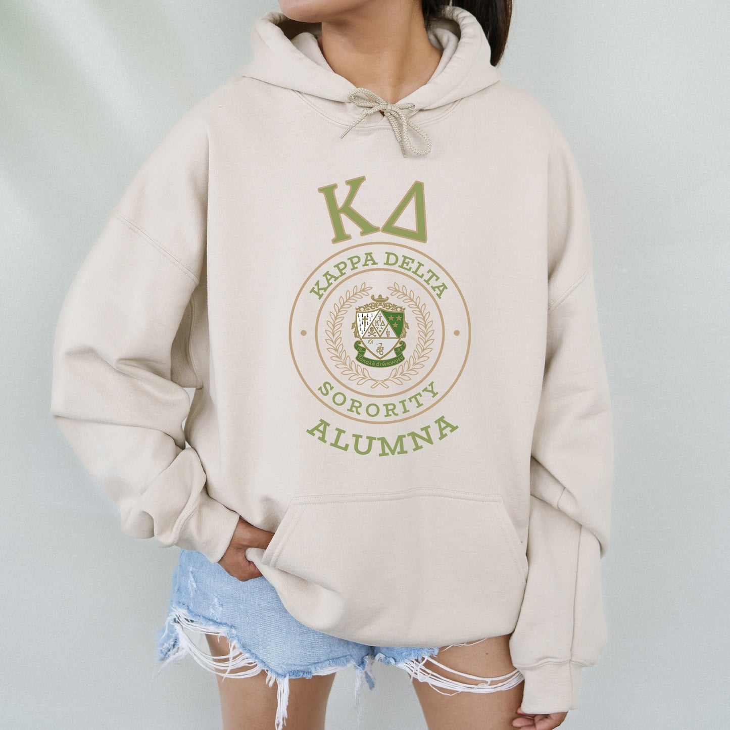 Kappa Delta Alumna Vintage Sorority Hoodie _ 31025g