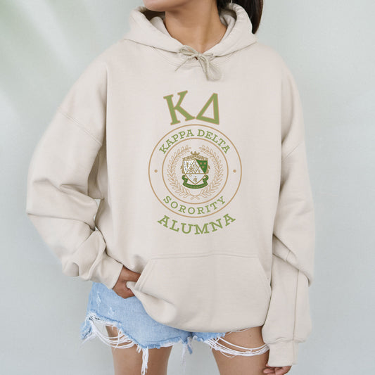 Kappa Delta Alumna Vintage Sorority Hoodie _ 31025g