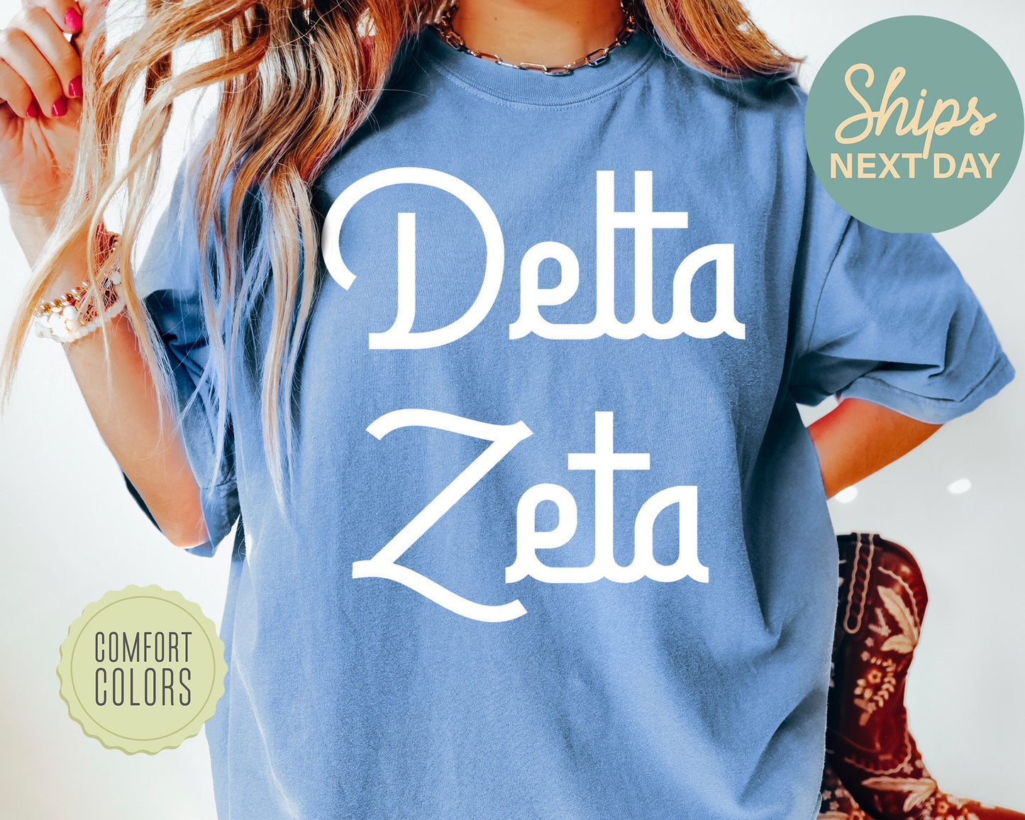 Delta Zeta All About That Pop Comfort Colors Sorority T-shirt _ 2694g