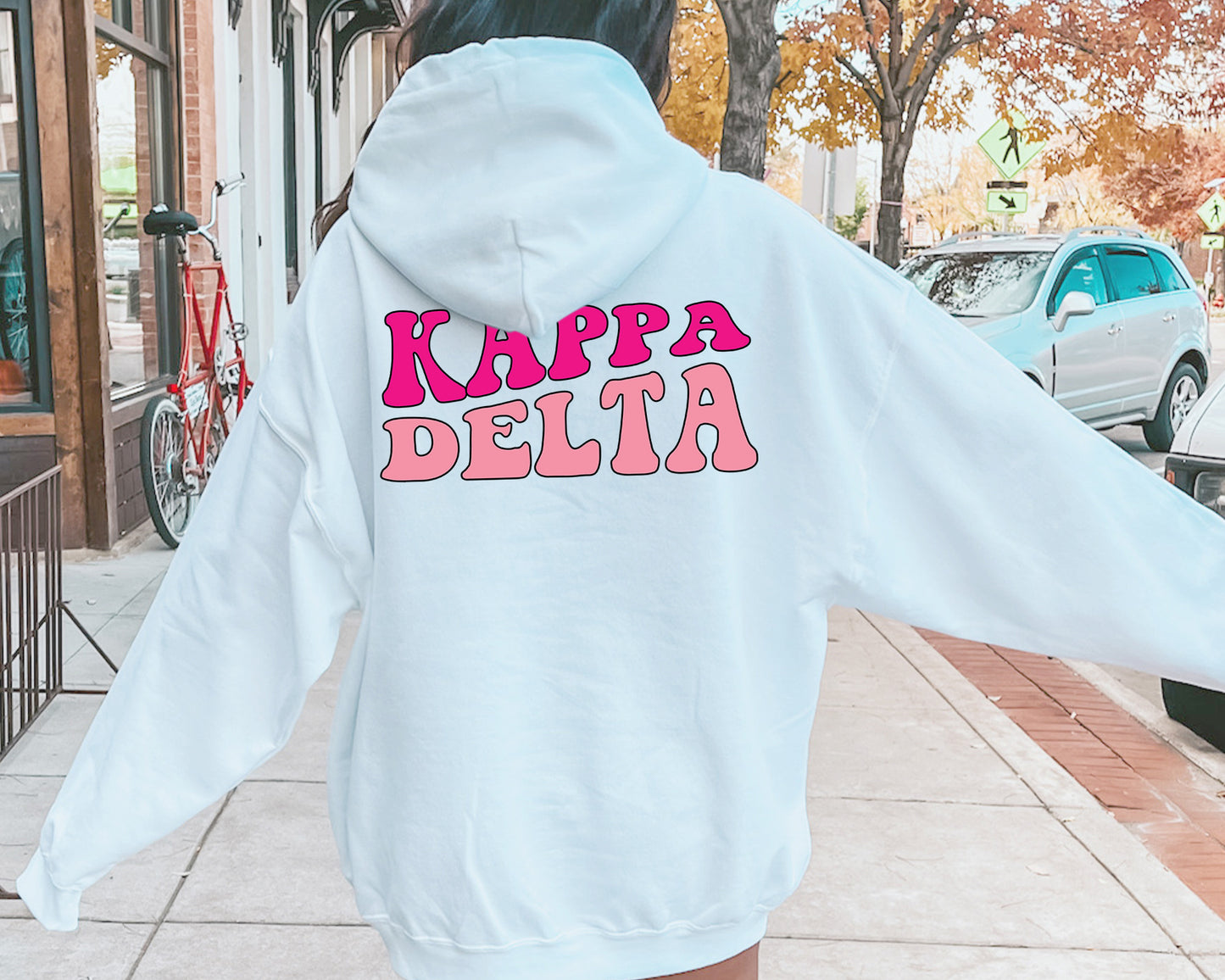 Kappa Delta Shades of Pink Sorority Hoodie _ 32988g