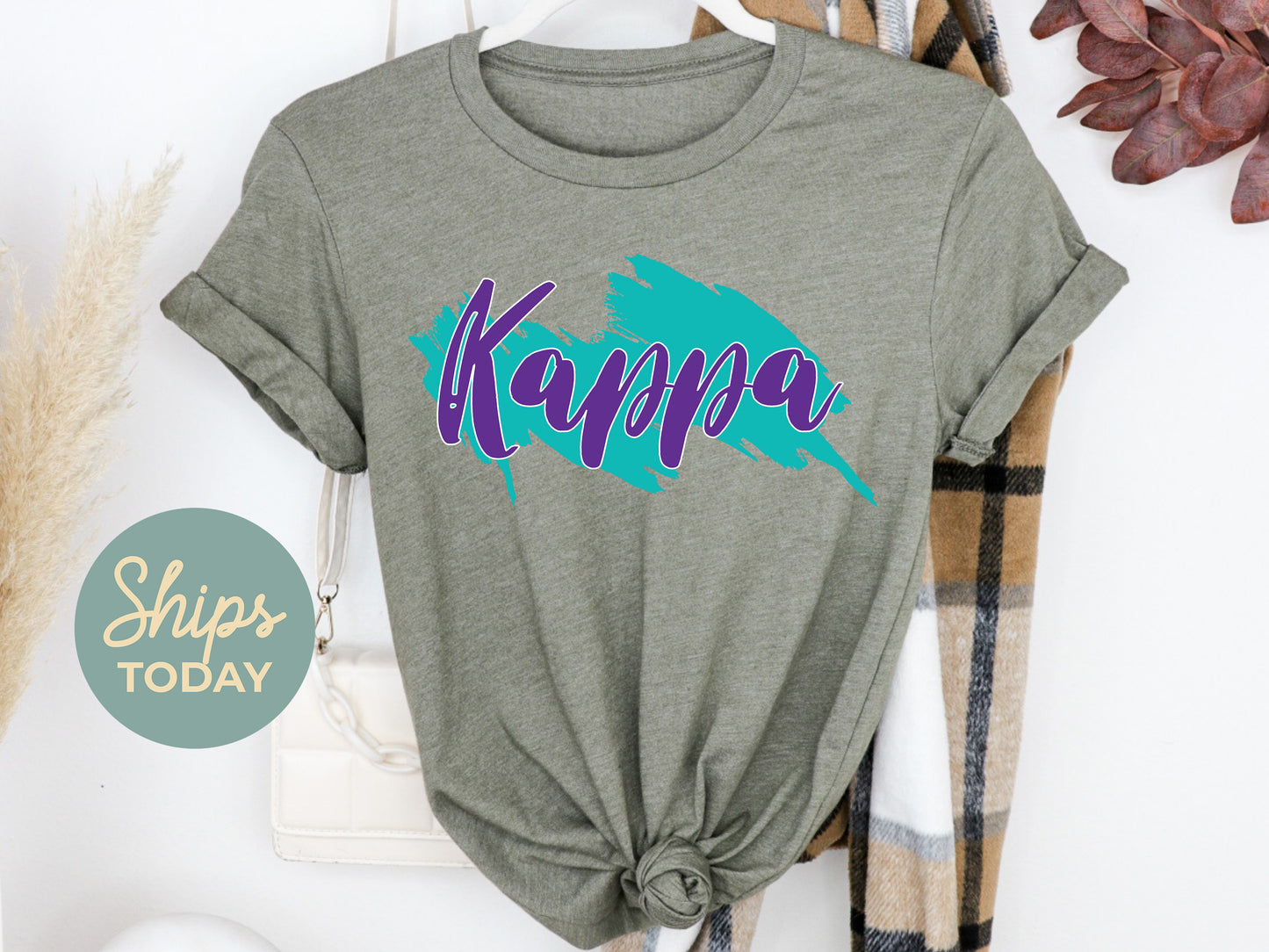 Kappa Kappa Gamma Paint Party Sorority T-shirt _ 4489g