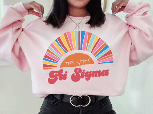 Sigma Sigma Sigma Sunshine Sorority Sweatshirt _ 3330g