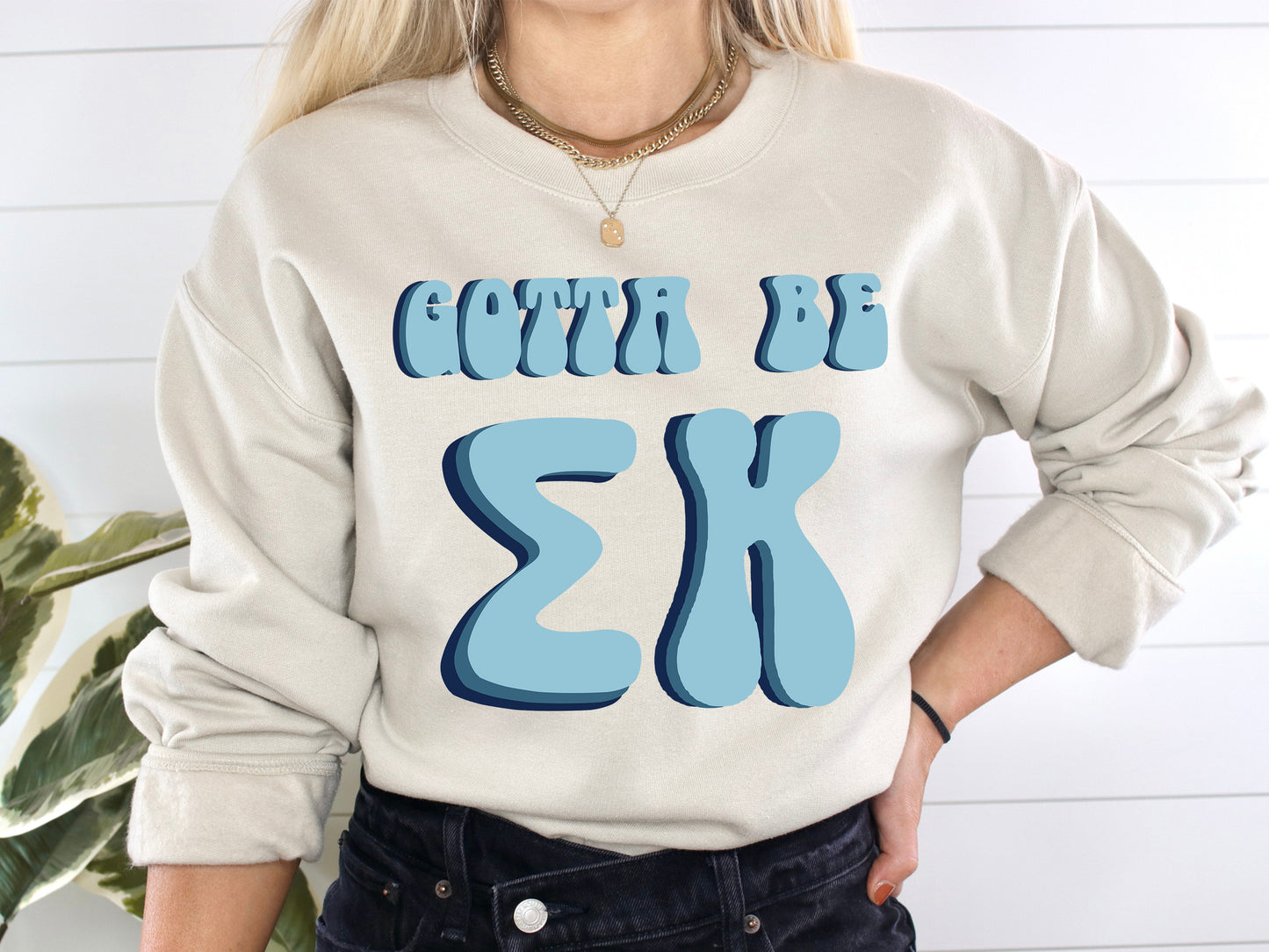 Sigma Kappa They've Gotta Be Sorority Sweatshirt _ 358g