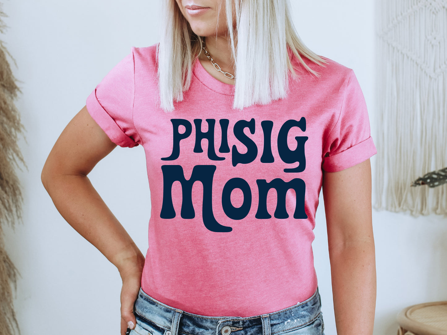Phi Sigma Sigma Got it from my Mom Sorority T-shirt _ 3090g